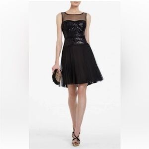 Elegant Black Sequin Dress